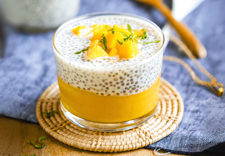 Pudding de Chía Coco y Mango